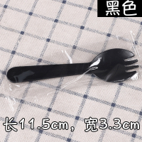 长方形滚蛋君肉松小贝贝盒塑料包装盒透明蛋糕吸塑盒 100个 黑色独立包装叉100个 数量