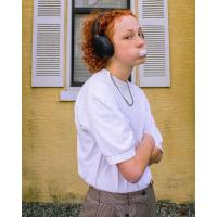 美式简约休闲纯色短袖宽松厚实纯棉不透白T恤男女情侣打底衫 白色 S