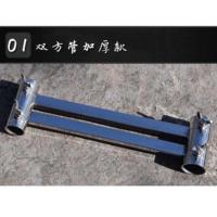 李震钓台配件钓台伞架 抗大风不锈钢万向加粗加厚大伞架特价 01双方管加厚款