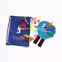 板羽拍板羽毛球三毛球拍成人儿童板球健身运动送20个球卡通拍 瑕疵处理款（送2个小球）