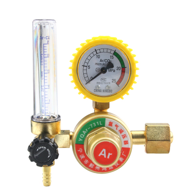 氩气表节能减压表减压阀压力表配件氩弧焊机表节能省气王阀门防摔 鸿运防震氩气表