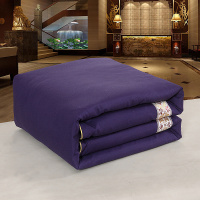 美容院夏凉被夏被薄被子美容床按摩推拿足浴床罩专用空调被芯 紫色 好生意酱紫 单被套 不含芯