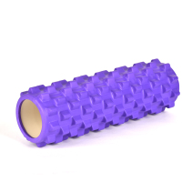 泡沫滚轴肌肉放松滚轴瑜伽柱狼牙棒按摩棒健身瘦腿缓解酸痛 狼牙 45cm无盖 微瑕疵 随机色