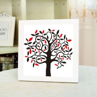 2020新款十字绣简单田园花草花卉小件初学入门小清新学生儿童卧室 三叶草[20*20厘米]