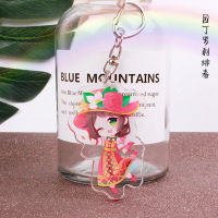 买二送一再送手机绳第五人格动漫双面钥匙扣挂件情侣学生礼物书包 园丁罗刹绯春