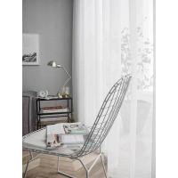 白色窗帘布料特价清仓白纱窗帘客厅阳台飘窗白纱纱帘成品 白色十字麻纱 挂钩式宽1.0米高1.3米一片