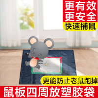 老鼠贴强力粘鼠板胶抓沾黏大老鼠神器捕鼠器家用加大厚