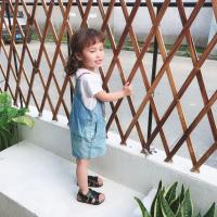 断码亏本特价!夏季中童凉鞋魔术贴儿童手工男女童软木露趾