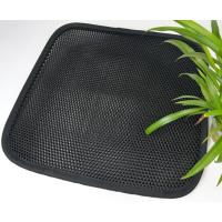 清仓特价简约现代3D通风透气隔热可洗晒办公室椅沙发汽车坐垫夏凉 黑 单个0.5cm特价 30*30cm