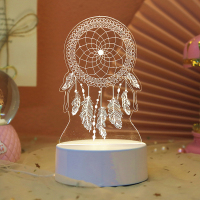 开学礼物中秋节纪念品送同学女老师男生生日友情实用创意高中学生 深灰色 USB小夜灯捕梦网