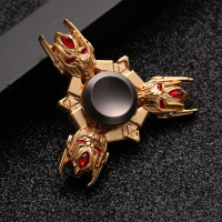 指甲儿童玩具成人男孩减压手指陀螺旋之间合金属小学生 擎天柱