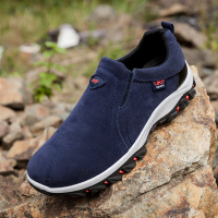 时尚男鞋子春季新款布鞋男士运动休闲潮鞋学生百搭透气帆布板鞋男 6638蓝色 39