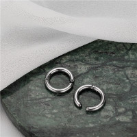 中性嘻哈风钛钢耳圈无耳洞假耳环耳骨夹个性耳扣学生系耳夹男女款 小号耳夹·1对