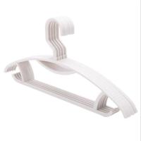 大衣架家用挂衣服无痕宽肩防滑衣撑子宿舍用学生衣挂挂钩晒衣架子 防滑衣架(北欧白) 10个