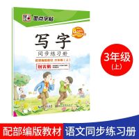 三年级下册字帖语文同步练习册部编人教版小学生儿童基本笔顺笔画练字本三年级字帖上册下册钢笔练字帖 三年级上册