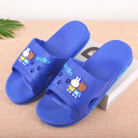 夏季儿童凉拖吃鸡中大童7-9-15岁男孩洗澡拖鞋软底防滑小学生凉拖 007兔蓝色 35 偏小一码