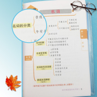 2021版初中英语语法天天背通用版中学生课文通用七八九年级中考英语同步复习初中英语语法大全pass绿卡全彩版语法讲解口袋