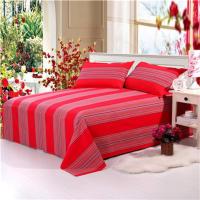 【打折清仓】正宗山东老粗布床品被套枕套学生宿舍床单不掉色 红色 【75cm*45cm】枕套一对