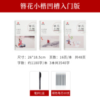 漂亮女生字体清秀初学者入门大学生成人高中少女国风硬笔凹槽正楷练字帖成年钢笔行楷临摹清新行楷小楷书法本手写练字 簪花小楷3