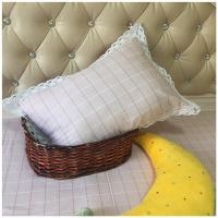 全棉花边枕套儿童枕套35*55学生枕套40*60单人枕头套一支装47*74 公主风 30cmX50cm