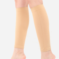 特价版 超薄护小腿套运动跑步空调保暖篮球护腿袜套男女士老寒腿 丝袜款护小腿肤色 M