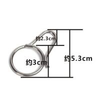 户外快拆式简洁创意钛合金钥匙扣环挂扣钥匙圈轻量化钥匙扣 特价 钛合金快拆钥匙扣