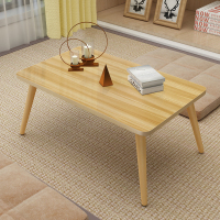 简易卧室小茶几飘窗小户型出租屋北欧网红实木小家具特价迷你简单 花色 随机60*30-20实木 组装