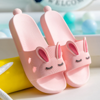 儿童拖鞋夏女童男童室内家用防滑浴室小孩卡通可爱软底宝宝凉拖鞋 D46[粉色] 26/27码(适合脚长18厘米)