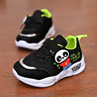 春秋季儿童运动鞋男女童鞋透气网鞋学步鞋宝宝户外休闲鞋潮单鞋子 贝贝虎D6黑色 22 内长14CM