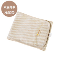 宝宝护肚围婴儿护肚脐围肚纯棉肚脐带秋冬季儿童护脐带新生儿腹围 双层薄款 浅咖条 66cm(小号(0-9个月)[满2件送1