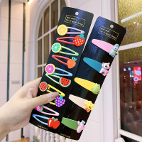 儿童发夹女韩国宝宝发饰女童bb夹发卡公主可爱碎发刘海边夹子头饰 15#水果混款15件套