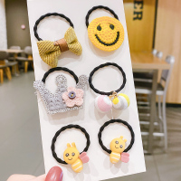 婴幼儿发圈女宝宝扎头发小啾啾橡皮筋不伤发儿童头绳小号可爱皮筋 黄色蜜蜂