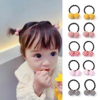 宝宝头绳不伤发可爱婴儿皮筋扎啾啾毛绒发圈儿童橡皮筋新年发饰 模特混系18#