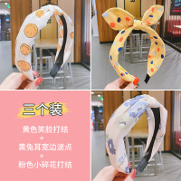 儿童发箍女童韩国公主头箍防滑蝴蝶结发卡可爱宝宝发饰小女孩头饰 金枝玉叶3件套
