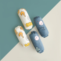 儿童袖套防水男女宝宝防污小孩套袖婴幼儿可爱护袖手臂套 小熊宇航员+黄油曲奇白(防污款尺寸10*26cm)