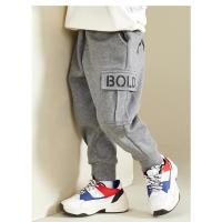 折扣清仓新品巴拉BALA男童裤子儿童长裤宝宝童装20新款春秋工装裤 灰白色调0421 90cm