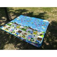 环保单面防潮隔热爬行垫 儿童宝宝地垫外出野餐爬爬垫可折叠遮阳 图案颜色随机 1.2米*0.9米 单面图案