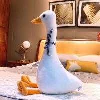 ins网红大白鹅玩偶毛绒玩具可爱安抚抱枕睡觉公仔娃娃生日礼物女 大白鹅 小号坐高30厘米