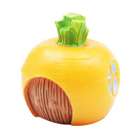 仿真动物玩偶小吃萝卜小白兔可爱小房子公仔静态模型摆件玩具 一套6款