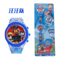 儿童手表男孩女孩发光闪灯小孩电子表女孩学生开学礼物卡通玩具表 汪汪队