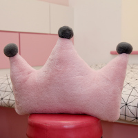 恐龙大玩偶公仔毛绒玩具可爱少女床上睡眠长条抱枕睡觉超软可拆洗 兔毛绒皇冠枕 床头ins小抱枕45cm*35cm