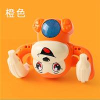 宝宝6-8-10-12个月婴幼儿童电动0-1-3周岁半2到4益智男孩女孩玩具 电动翻斗猴子(橙色) 送电池