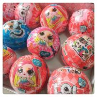 新品惊喜猜拆球拆拆蛋惊喜奇趣盲盒公主女孩LOL惊喜娃娃玩具礼物 新款拆拆乐中号圆球款 随机1只