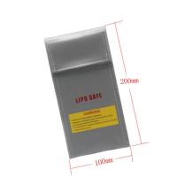 航模锂电池防爆袋手提立体防火安全阻燃防火文件袋四轴无人机电池 100*200mm(热卖) 其它类型