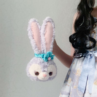 lolita少女心星黛露达菲熊雪莉玫斜挎包毛绒儿童卡通可爱jk包 星黛露斜挎包 小号