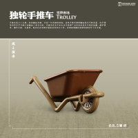 农场动物模型儿童仿真人物场景玩具家禽牛马羊猪驴狗猫鸭鹅鸡 手推车