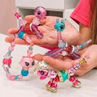 美国正版儿童魔法百变手链扭扭变形宠物玩具女孩DIY儿童首饰礼物 散装(随机发)
