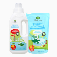 婴儿洗衣液婴幼儿新生宝宝专用特惠装洗衣去渍瓶装组合 洗衣液1050ml瓶+500ml柔顺剂袋装 组合香型