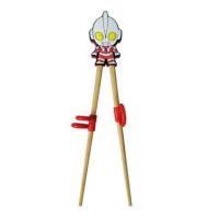 儿童筷子二段3-4-5-6-9岁学习吃饭握训练筷矫正器神器学生奥特曼 奥特曼红18CM(适合2-8岁）