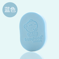 搓澡巾搓澡神器婴儿洗澡用品搓泥海绵沐浴洗头刷宝宝硅胶搓灰儿童 小熊-蓝色